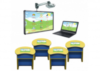 Интерактивный класс для ДОУ (ноутбук, инт.доска, 4 парты)