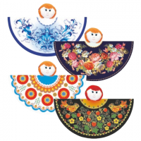 Набор кукол платковых "Народные промыслы России" 4 шт.