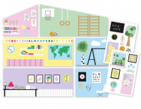 Аксессуары для домика обои школа