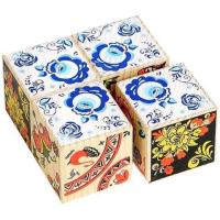 Кубики деревянные "Русские Узоры"