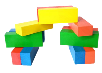 Цветные кирпичики