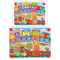 Бизиборд "Вагончики"