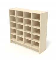 Шкаф для горшков (20 ячеек) ЛДСП клен