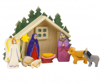 Набор из дерева РОЖДЕСТВО, ХЛЕВ