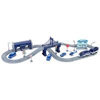 Железная дорога для детей "Полицейский участок, 66 предметов", на батарейках